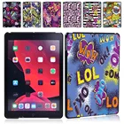 Чехол для планшета с рисунком граффити подходит для Apple IPad 8 2020 8-го поколения 10,2 дюйма, ультратонкий пластиковый жесткий чехол + Бесплатный стилус