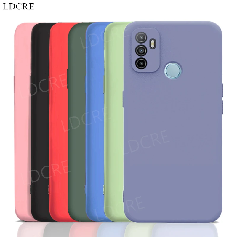 Funda de goma suave para OPPO A53, carcasa protectora de silicona para OPPO A94, A53, A94, A95, A74, A52, A72, Realme 8 Pro GT-0
