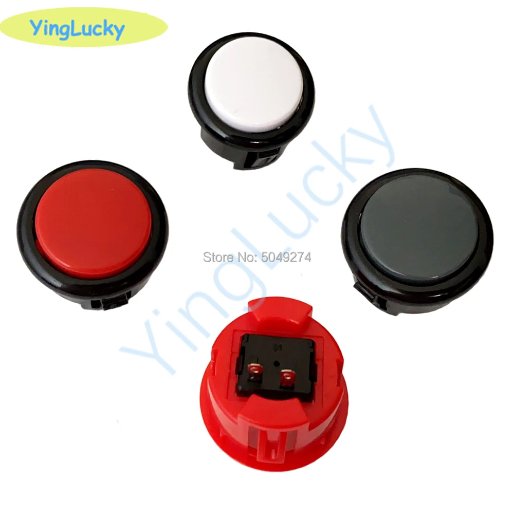 

free shipping 10pcs/lot Arcade Button 30mm Push Button Replace SANWA OBSF-30 OBSN-30 OBSC-30 JAMMA