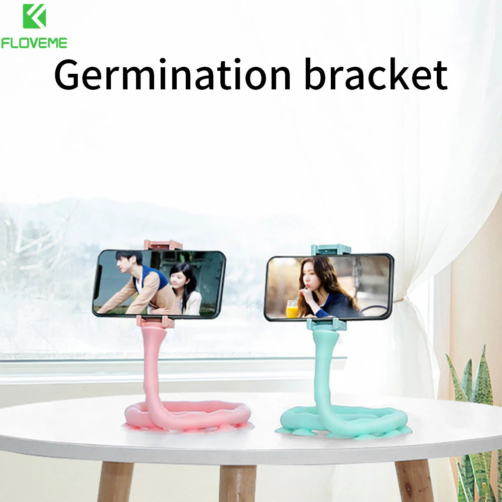 Милая гусеница ленивый кронштейн настольная держатель червь гибкий телефон 10