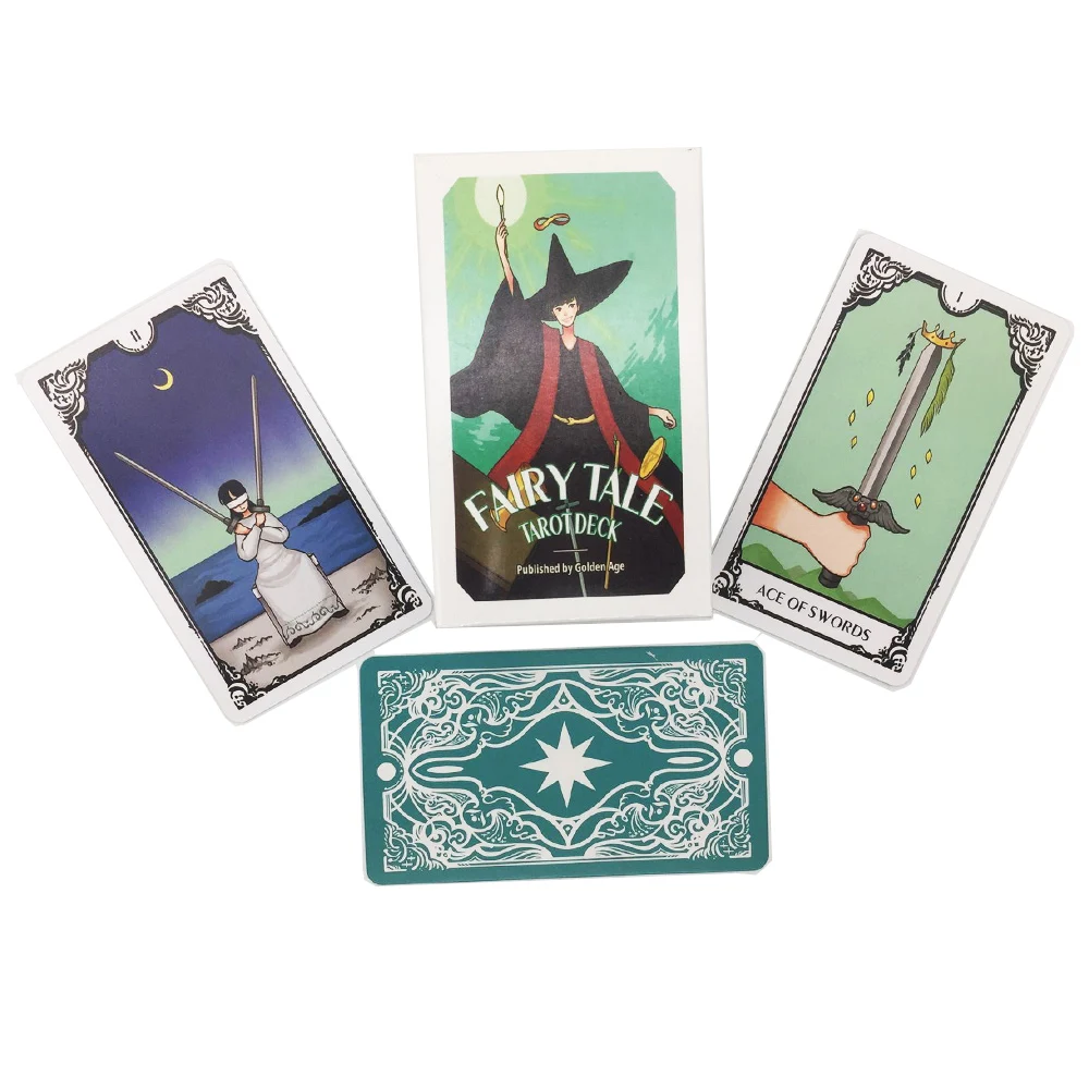 

78 Cards Fairy Tale Tarot Deck Card Game Full English Friends Party Board Tarot Game Divination Fate Game Card