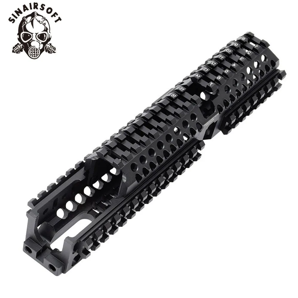 AK 47 тактические Quad Rail Picatinny Handguard System CNC Алюминий Полная длина тактический для AEG /