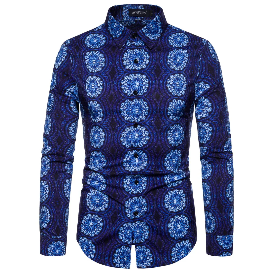 Весна Осень 2020 новая мужская рубашка с длинными рукавами Высококачественная