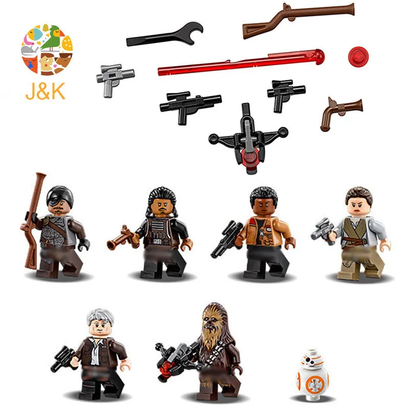 75105 1355 шт Звездные серии The Force Awakens Сокол Миллениум строительные блоки кирпичные