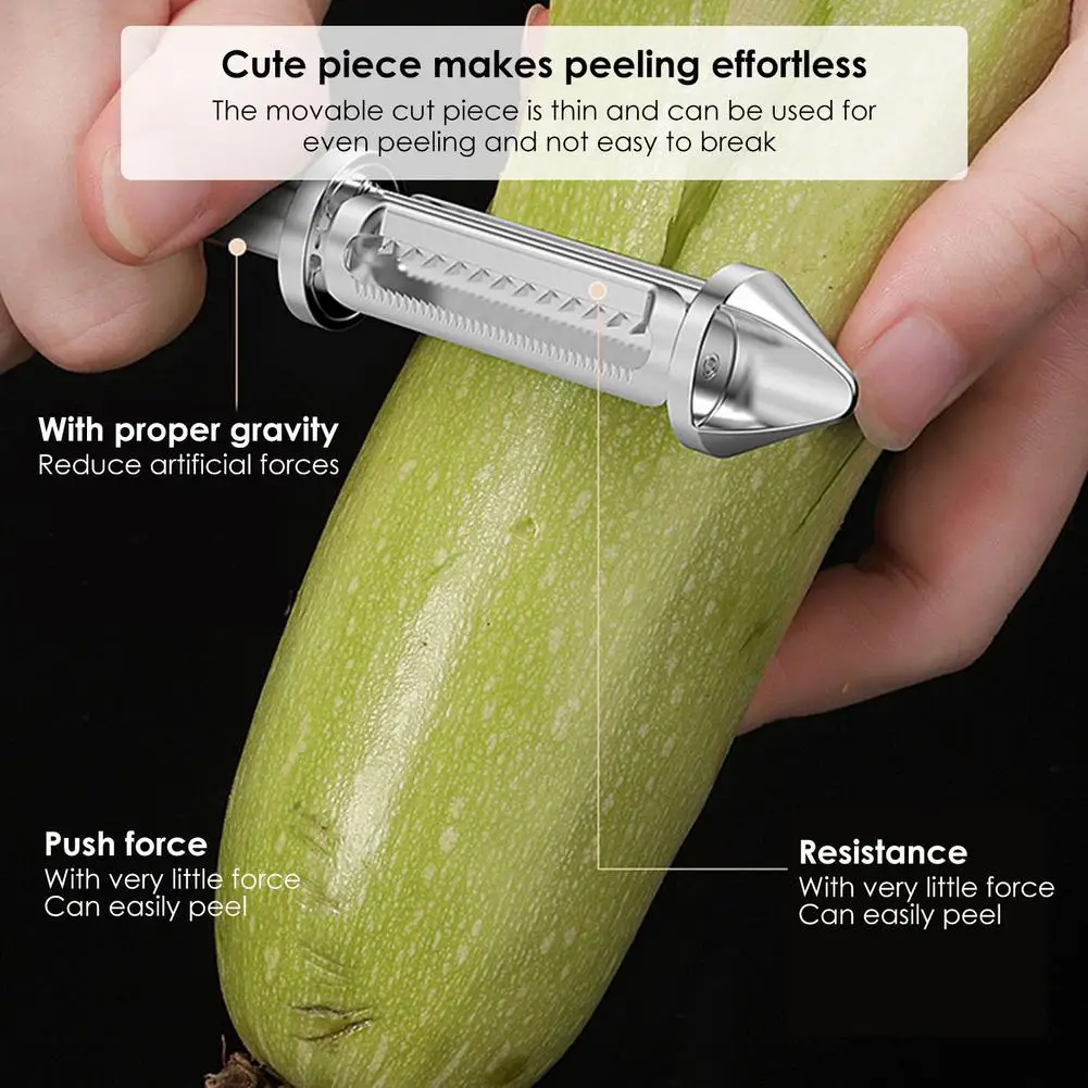 Нож для чистки овощей и фруктов 5 в 1 из нержавеющей стали |