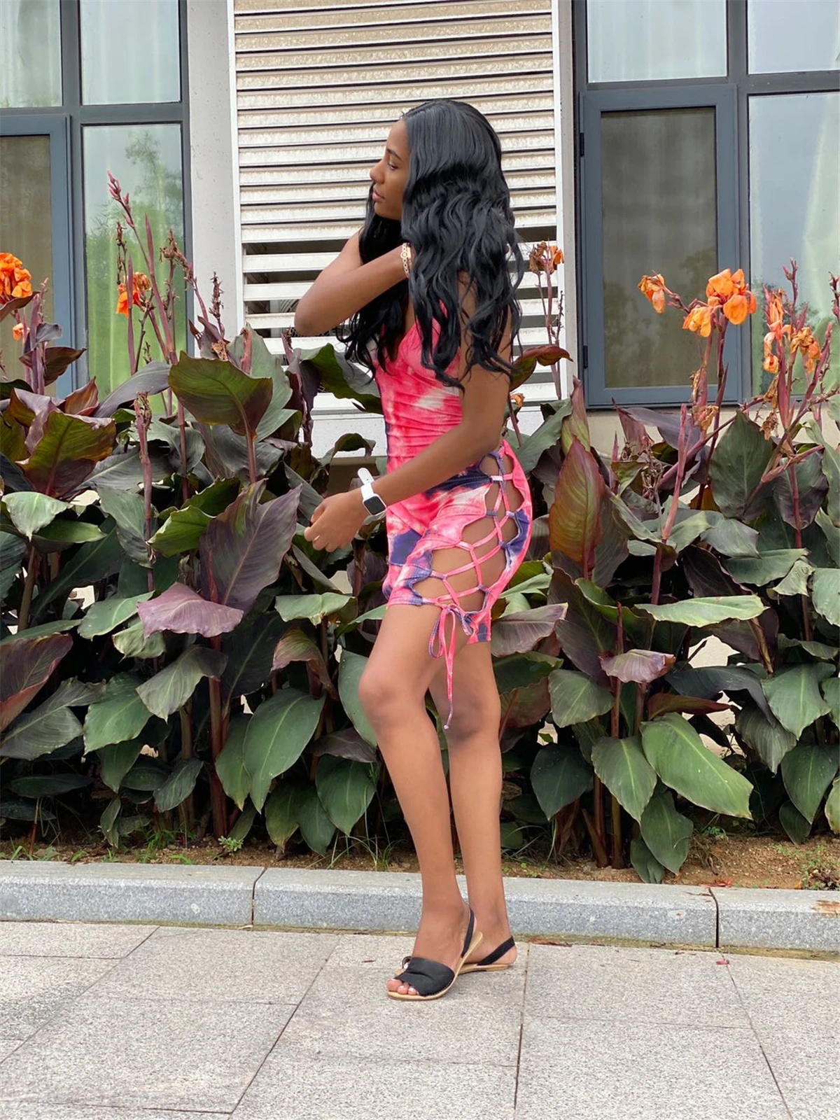 

13*4 Wavy Black Short Bob Synthetic 180% Lace Front Wigs with Side Part for Women Heat Fiber Hair Realistic Daily Wear Wig