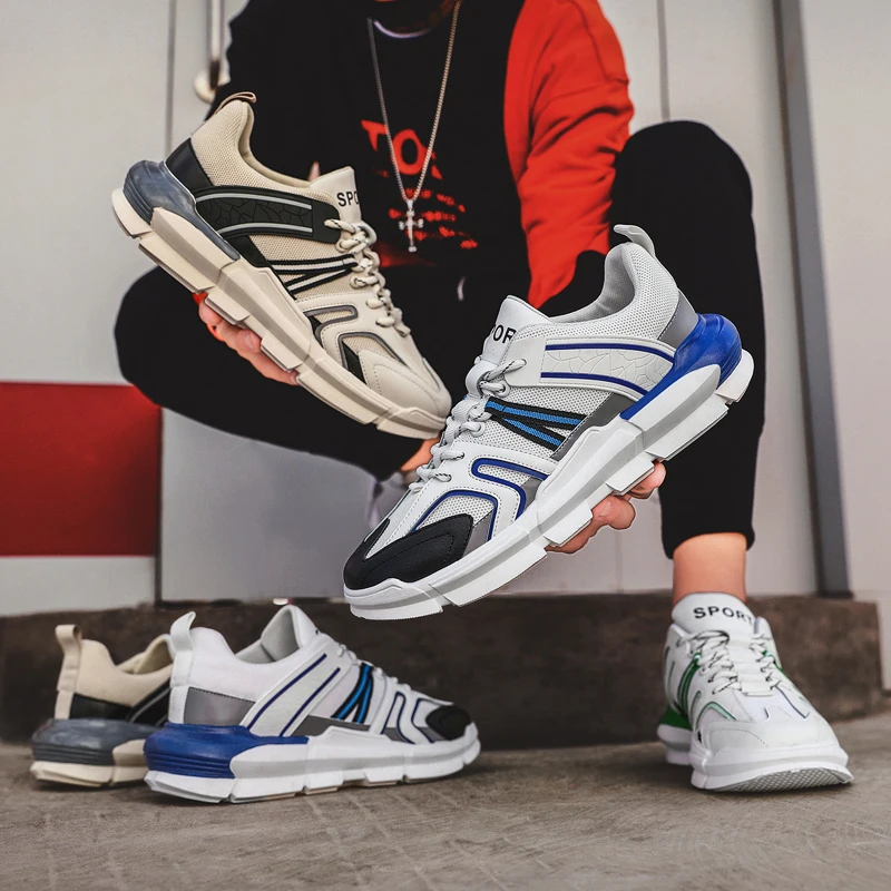 

Men Casual Shoes Lace-up Male Tenis Masculino Spring Sneakers Shoes Krasovki Footwear Chaussure Homme Men Walking Shoe Fashion