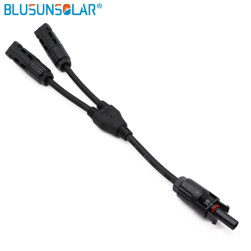 Штыревой/гнездовой параллельный Солнечный соединитель 2 в 1 Y Тип штекер к гнезду