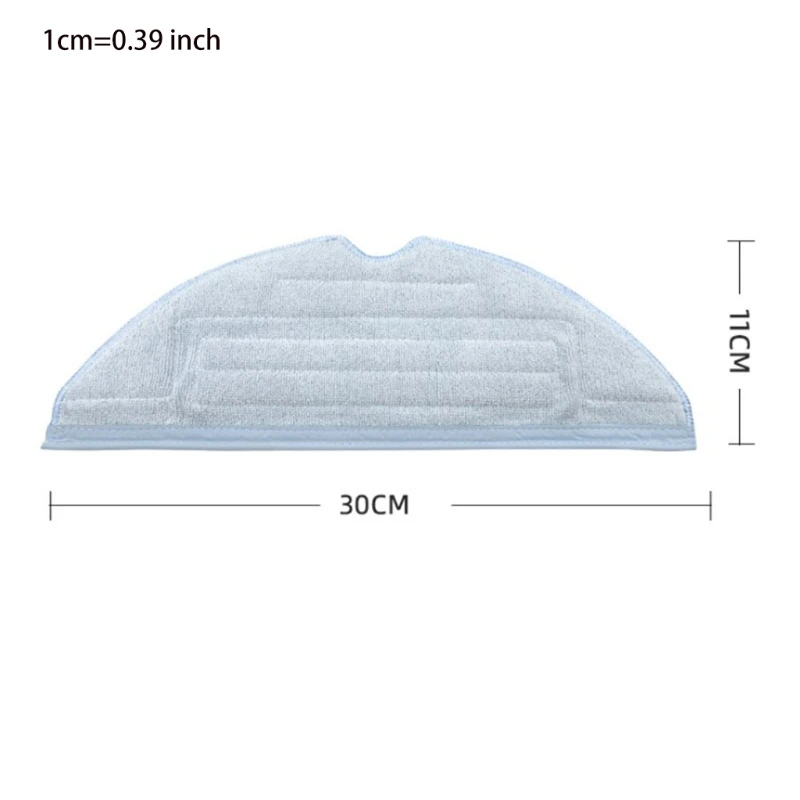 

X7AB Vacuum Cleaner Replacement Mop Compatible with Roborock Sweeper Robot Mopping Pads Washable Cloths Vacuum Cleaner Parts