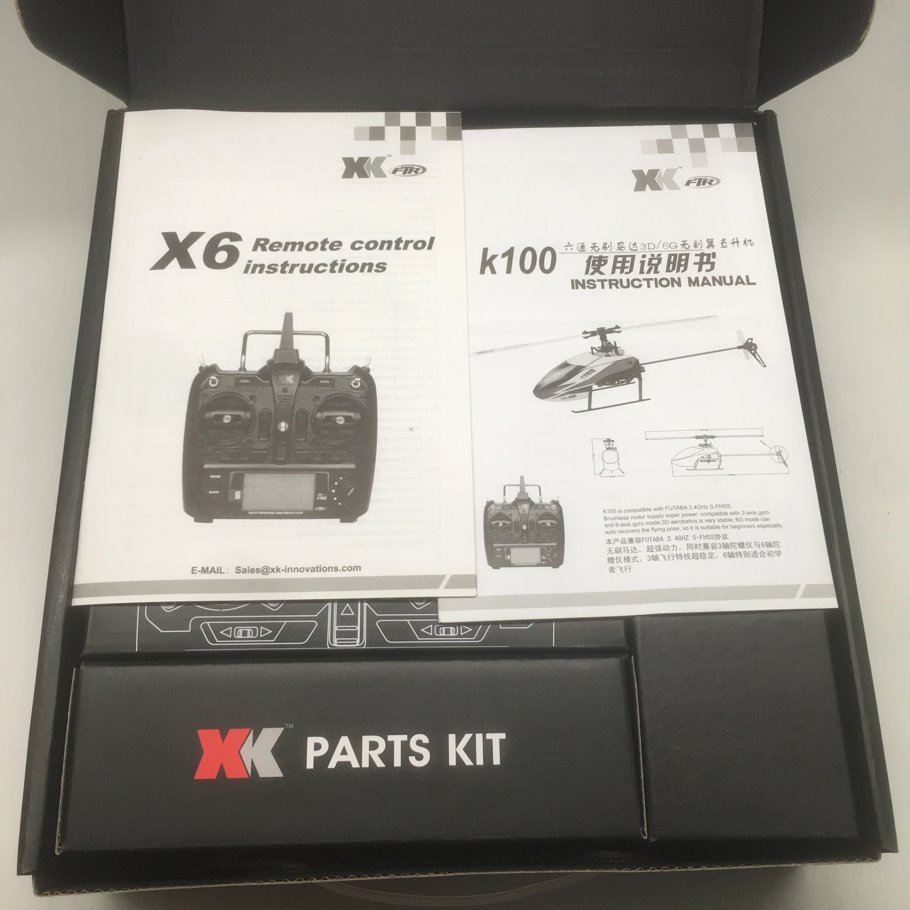 Wltoys XK K100 6CH 3D 6G System Brush Motor Remote Control Falcon RC Helicopter For Beginner Children RTF | Игрушки и хобби