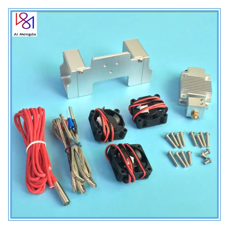 

3d Printing Accessories 2in1 Two-in-one-out Color-changing Two-color Extrusion 0.4mm Nozzle E3d Nv6 Extruder Kit