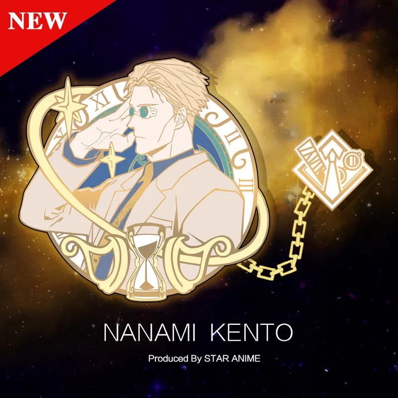 

Anime Jujutsu Kaisen Gojo Satoru Cosplay Brooch Badge Prop Anime Metal Man Woman Pin Props Accessories