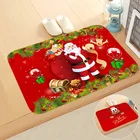 Рождественский коврик, уличный ковер, Дед Мороз, украшение для вечевечерние НКИ, украшение для дома, праздничные товары для нового года