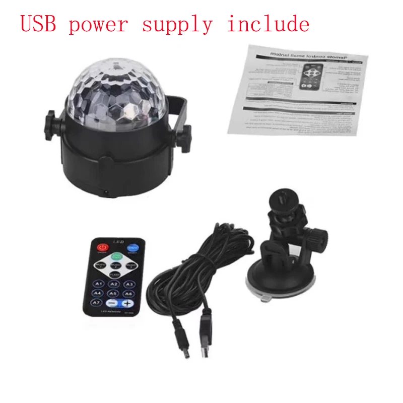 Led Disco Light Stage Lights DJ Ball Sound Activated Laser Projector effect Lamp Music Christmas Party | Лампы и освещение