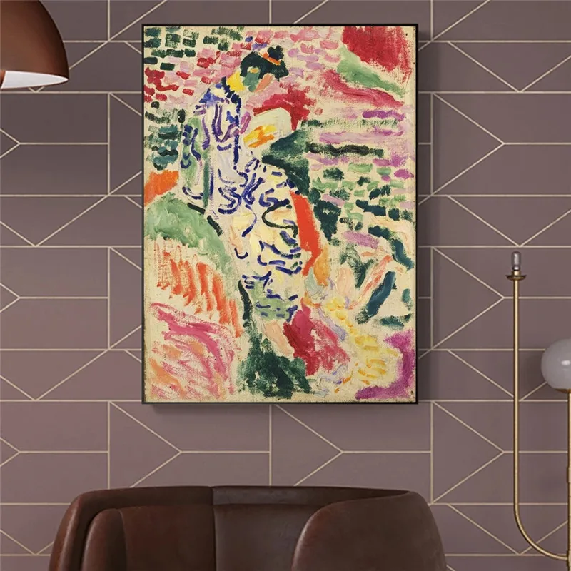 

Henri Matisse Abstract Girl Reading Canvas Painting Wall Art Nordic Posters and Prints Wall Pictures for Living Room Decoration