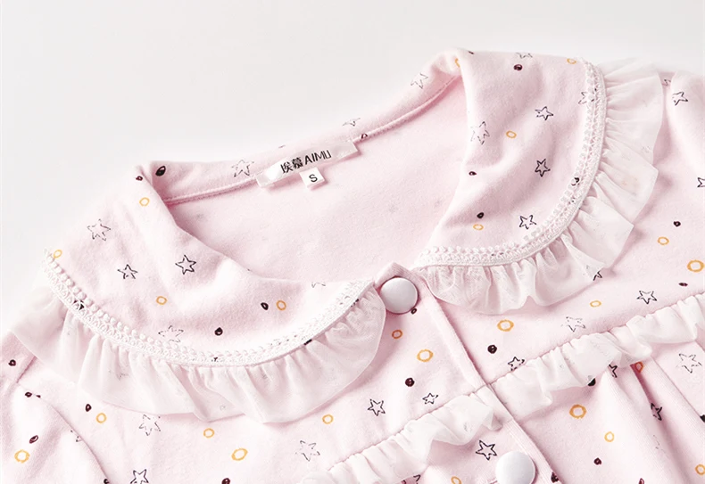 

Postpartum pajamas Woman Pyjamas Set Puerpera Pajamas Autumn Spring Sleepwear Best fabric High quality