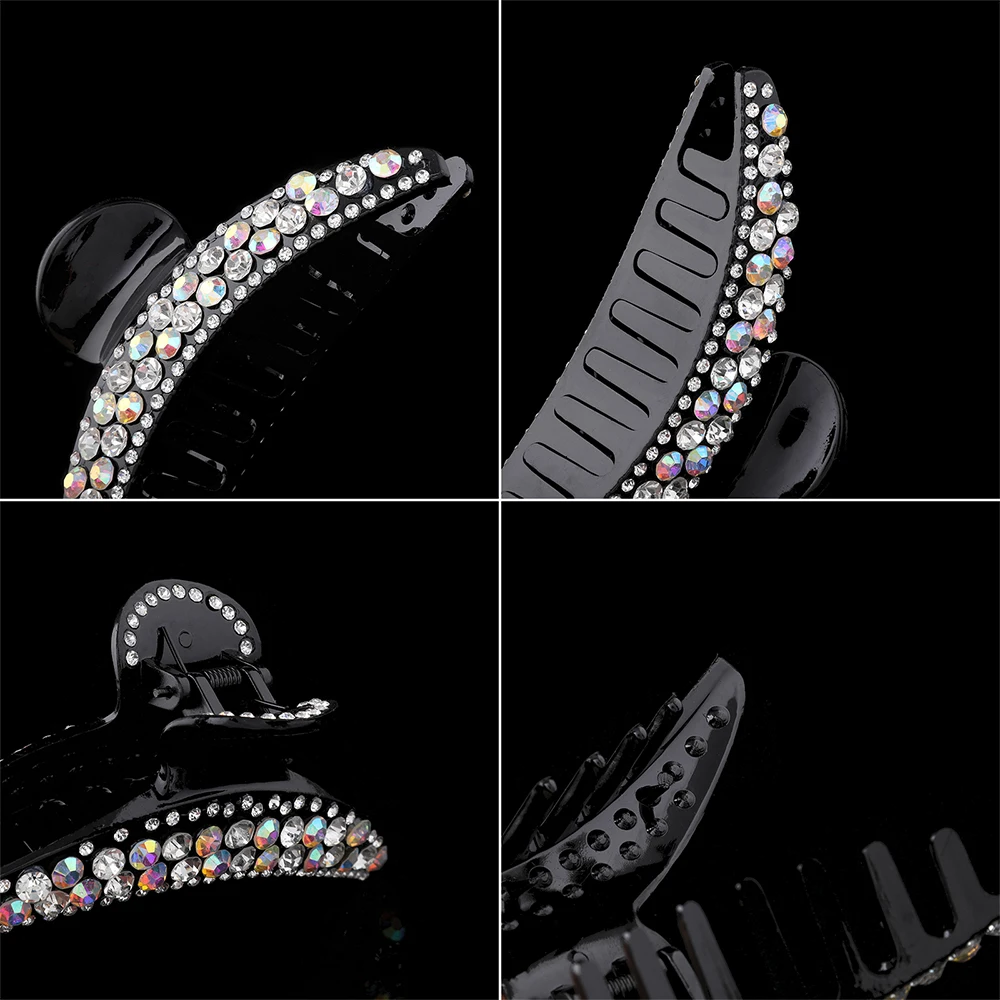 Моланс Элегантный хрустальный зажим для волос 2020 Новые женские винтажные яркие стразовые заколки с узлом-бантом ювелирные изделия.