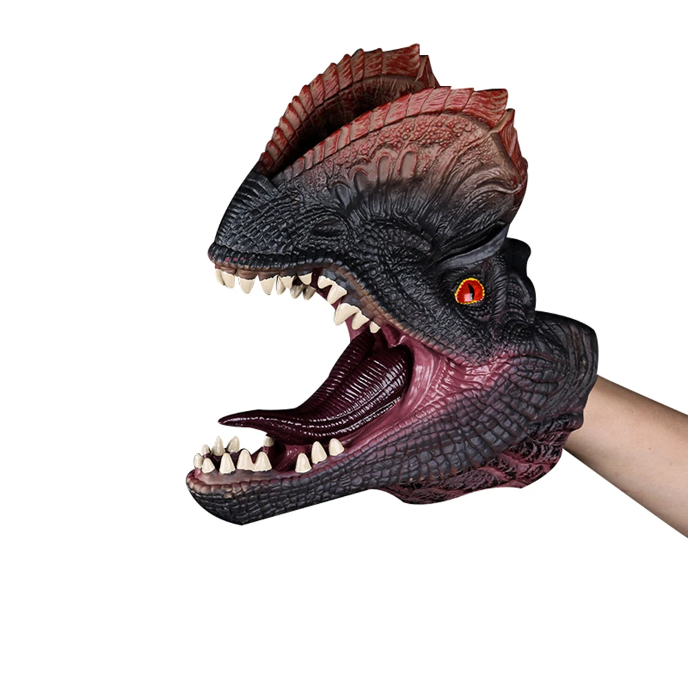 

Simulation Dinosaur PVC Hand Puppet Doll Intelligent Role Play Toy Kids Gift gift for children
