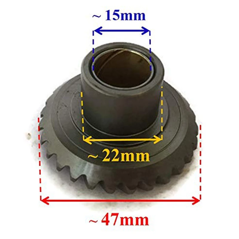 

for 369 - 64010 369 - 64020 369 - 65030 0 1 M Suitable for Tohatsu Nissan Outboard Bevel Gear Set 4Hp 5Hp 6HP 2/4 Stroke