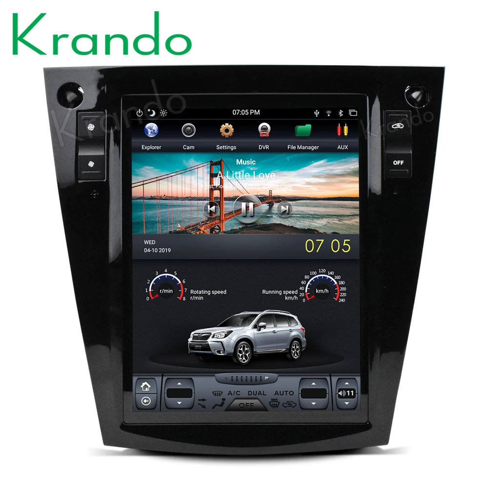 Krando Android 9 0 4G RAM 10 4 &quotTesla вертикальный экран автомобильный аудио плеер GPS для Subaru