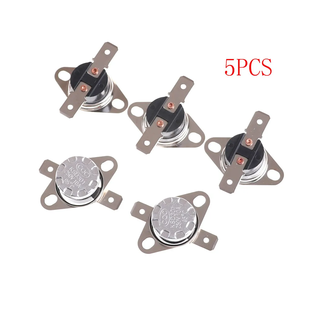 5 шт. переключатель теплового контроля ВКЛ. NO KSD301 10A 250V DegC 95 градусов C (N. O.)