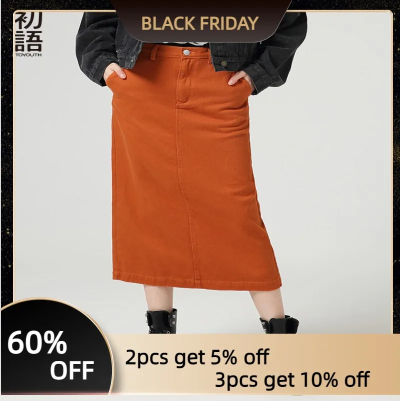 Женская винтажная юбка-карандаш на пуговицах с высокой талией | одежда