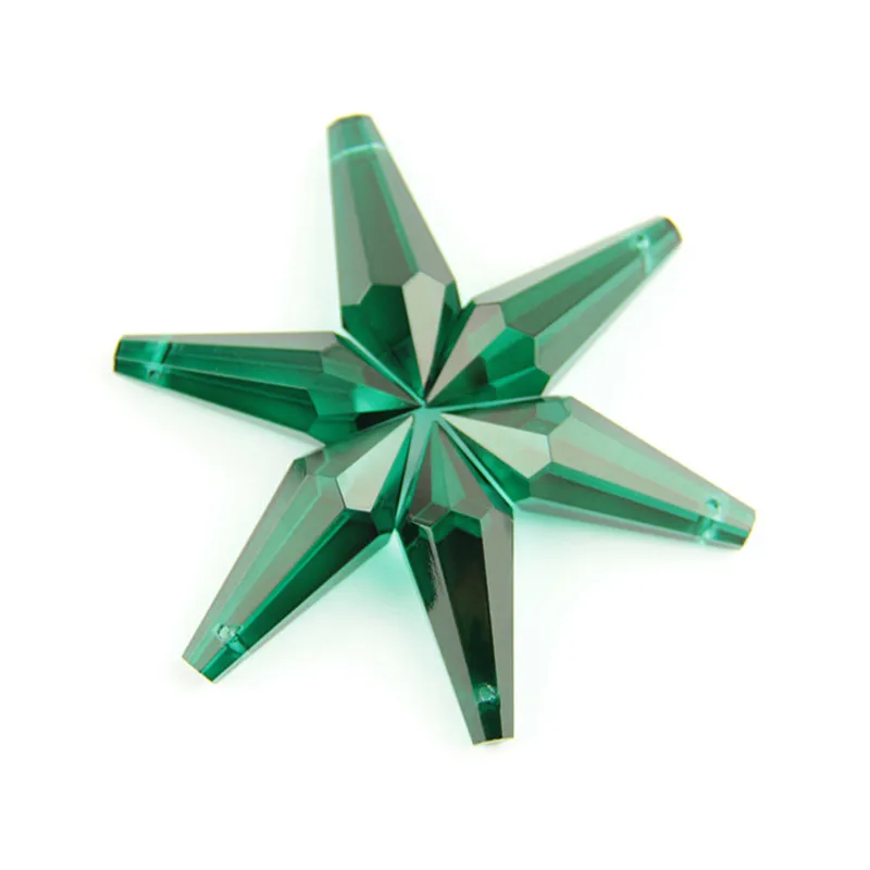 K9 качество 38 мм смешанный цвет кулон хрустальная люстра призма фэн-шуй детали |