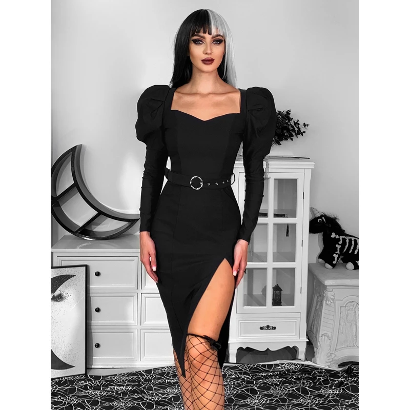 

Женское летнее платье с юбкой и принтом, осень 2021