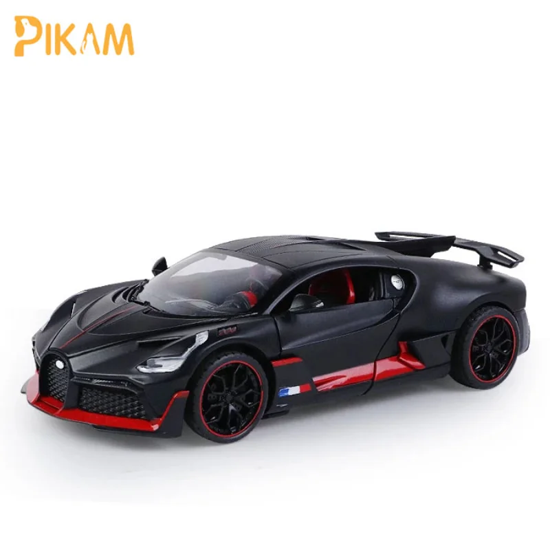 

1:24 Bugatti Veyron DIVO Alloy Car Model Diecasts Toy Vehicles Metal Supercar Sound and light Kids Gifts Collection Car Toys
