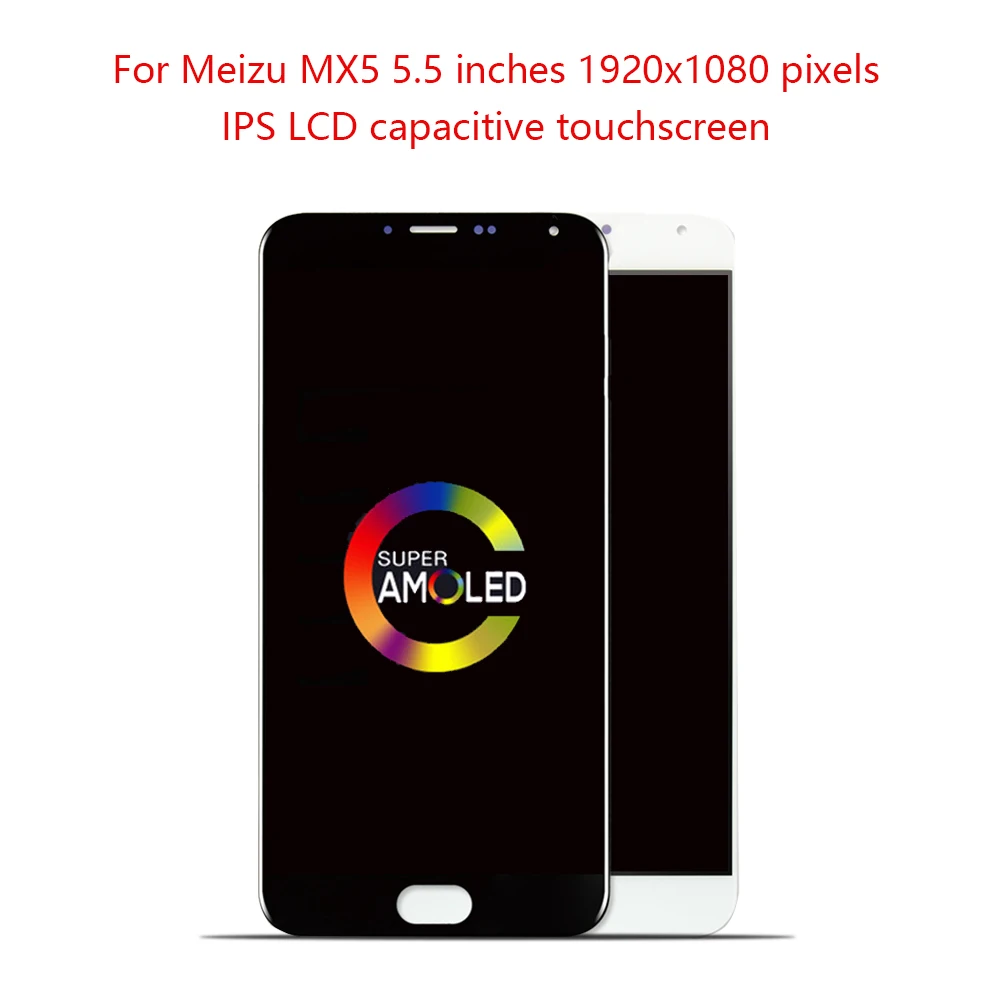 OTMIL New 5.5&quotFor MEIZU MX5 M575M M575U M575H LCD Display Touch Screen Digitizer Frame Assemble For Meizu Replacement | Мобильные