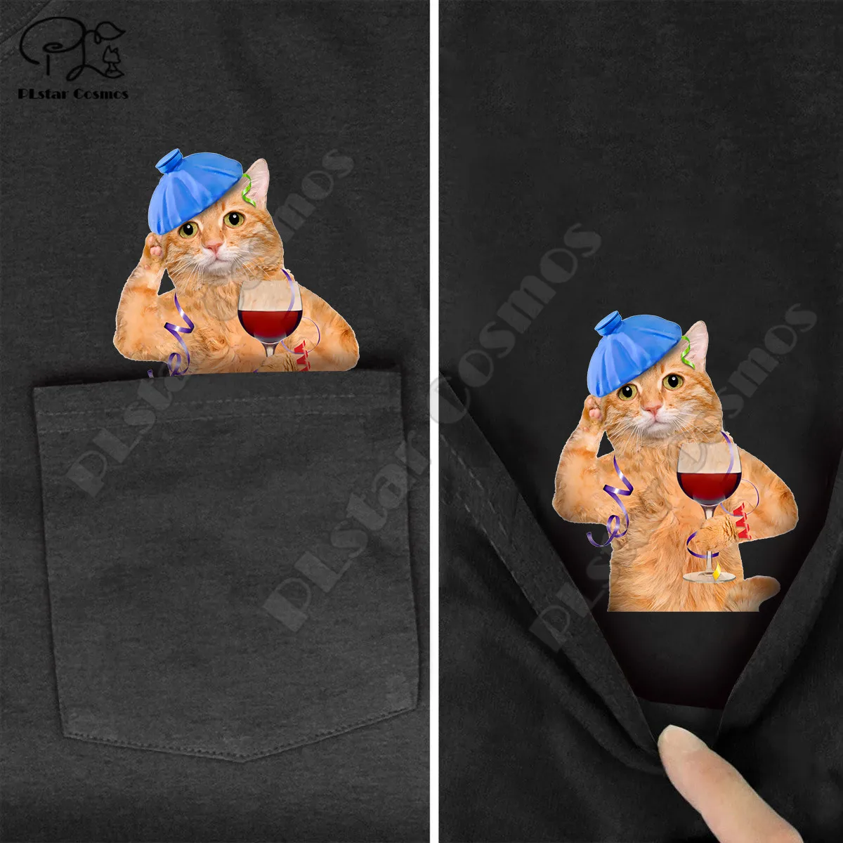 Мужская и женская футболка PLstar Cosmos летняя черная хлопковая Футболка с принтом