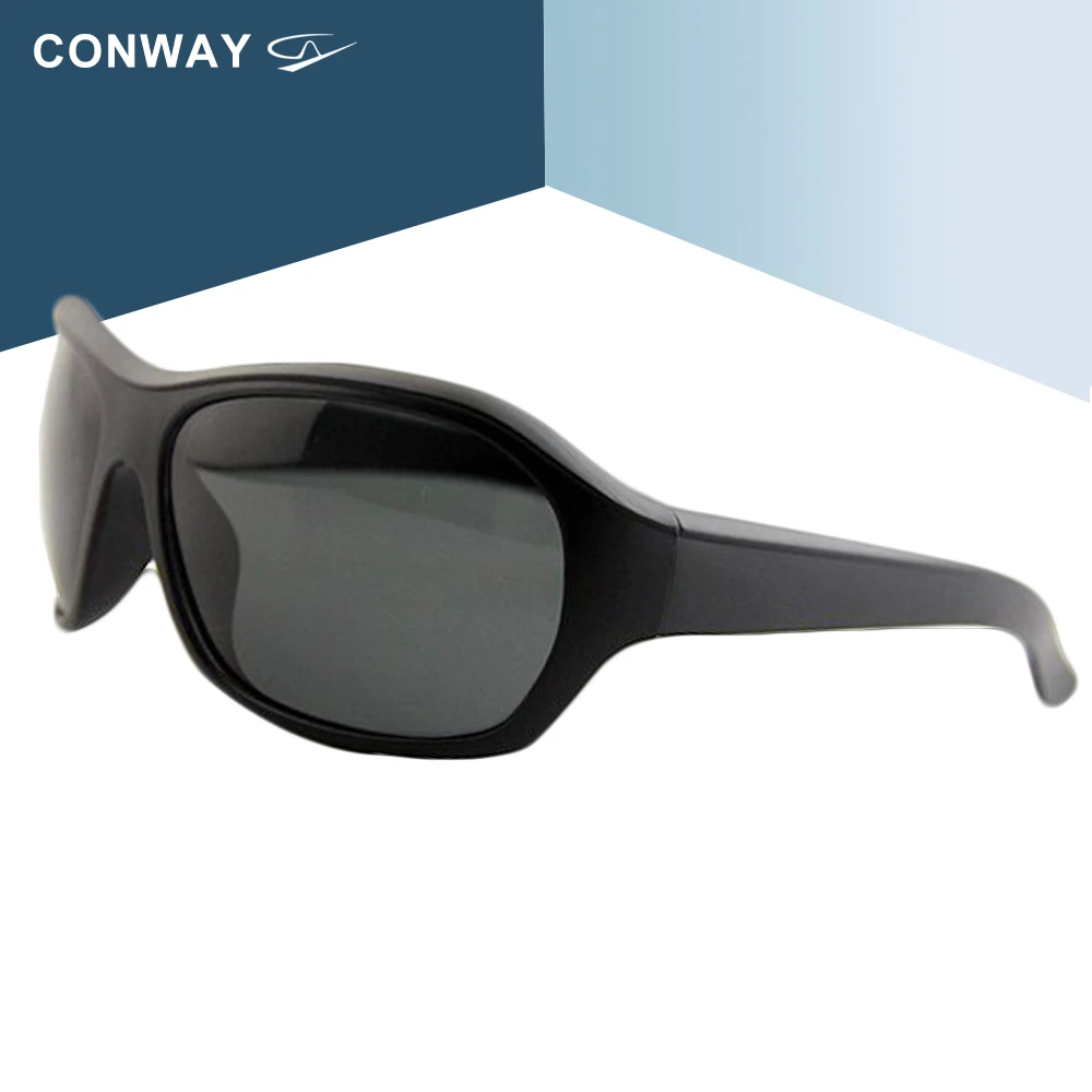 Conway поляризационные спортивные солнцезащитные очки, квадратные TR90, небьющаяся оправа, удобные спортивные очки для вождения, рыбалки для мужчин и женщин