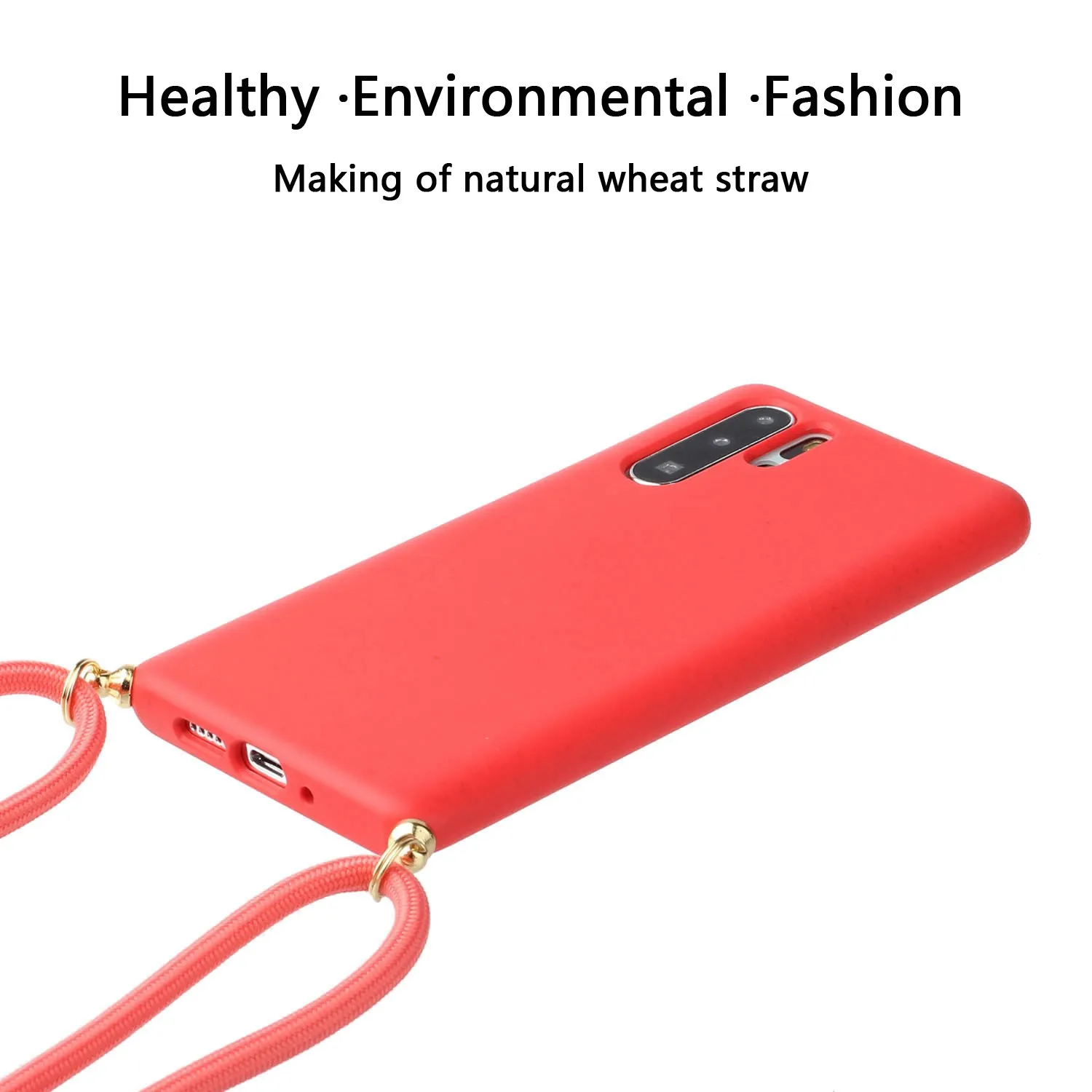Роскошный чехол из пшеничной соломы для телефона Huawei P30 Pro Lite с ремешком мягкий
