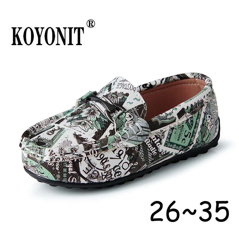 

Children's Luxury Loafers Genuine Leather Boys Girls Kids Shoes Moccasins Soft Designer Flats Casual Boat Shoes Wedding Shoes
