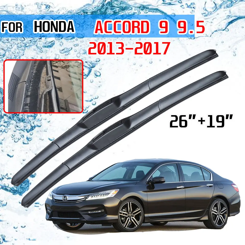 Für Honda Accord 9 9,5 2013 2014 2015 2016 2017 IX Zubehör Auto Frontscheibe Scheibenwischerblatt Pinsel U J Haken