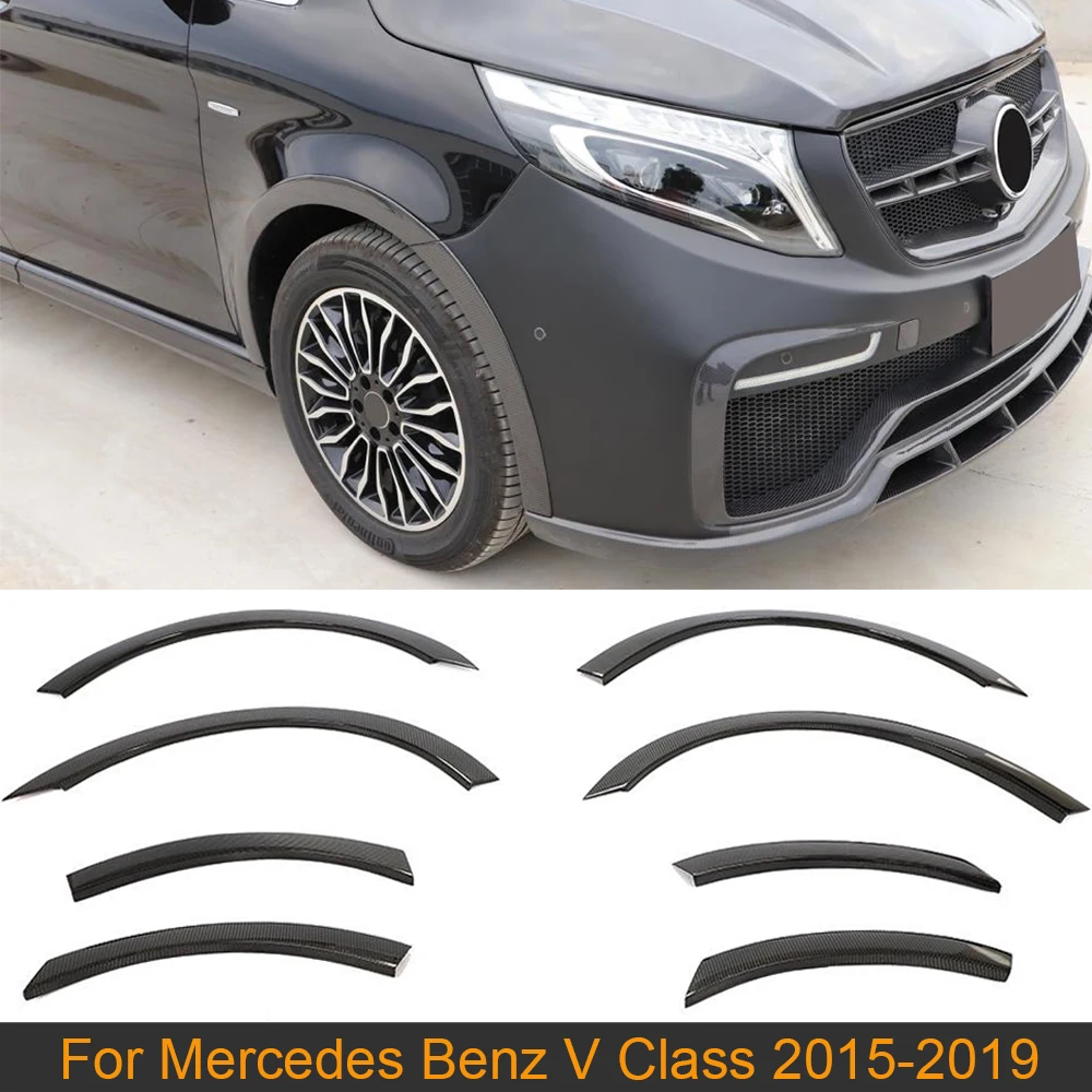 Брызговики для колесных дисков Mercedes-Benz V Class V250 V220d 2015-2019 углеродное волокно |