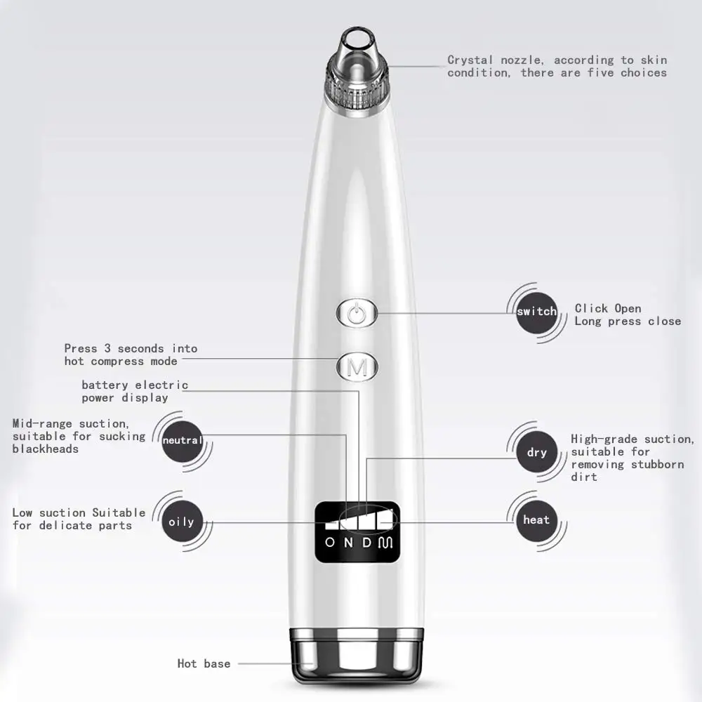 Youpin Электрический Уход за кожей лица вакуум акарид инструмент для удаления