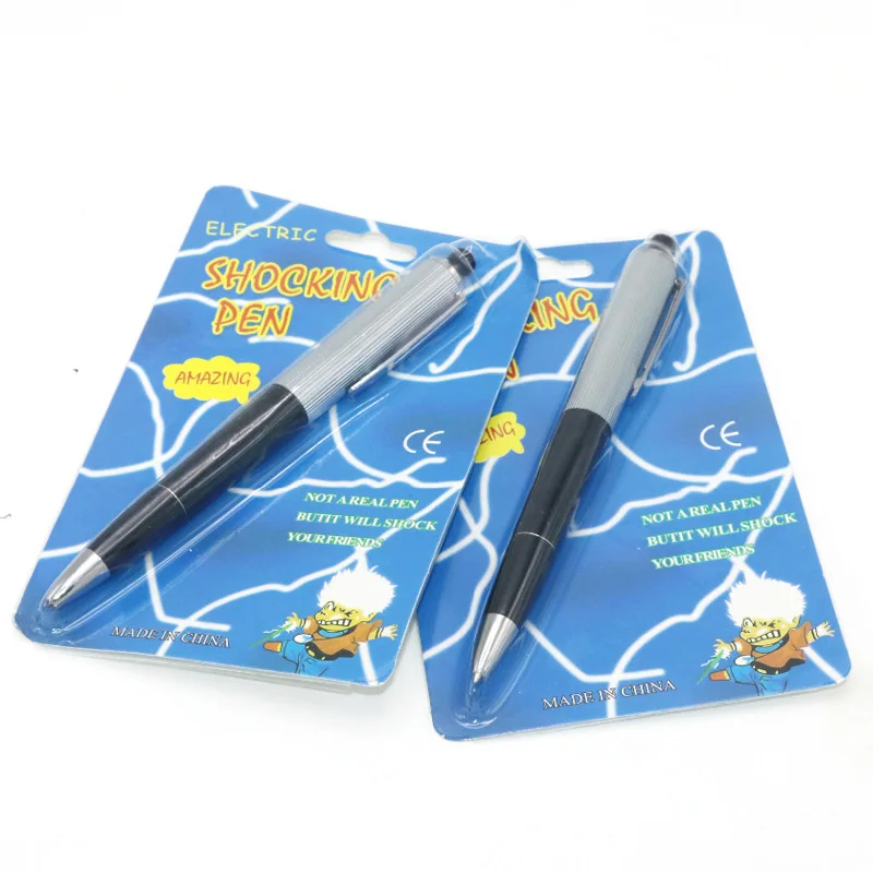 1 шт. ручка с электрошоком игрушка полезный гаджет прикольная шутка забавная