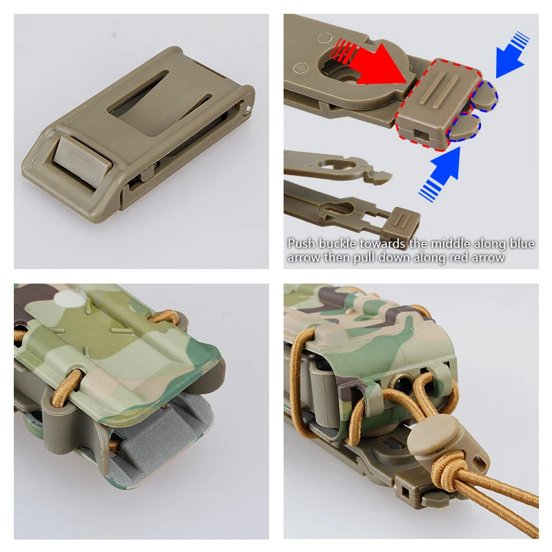 IDOGEAR тактическая Сумочка для магазина MOLLE магнитный держатель винтовки магнитная