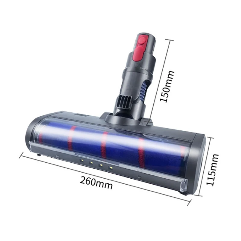Пушистый мягкий валик с насадкой электрическая напольная головка для Dyson V11
