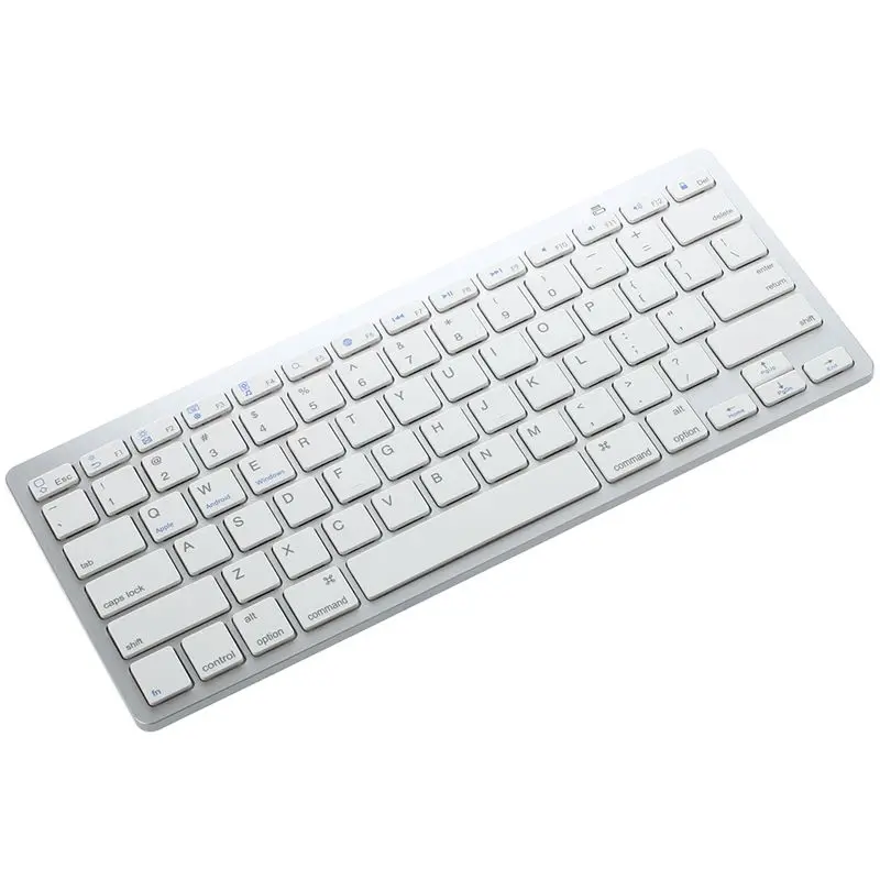1 штука ультра тонкая беспроводная клавиатура Bluetooth 3 0 для IPad/iPhone серии/Mac Book/Samsung