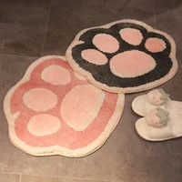 bathroom non slip carpet cartoon bigfoot cute pink decorative mat