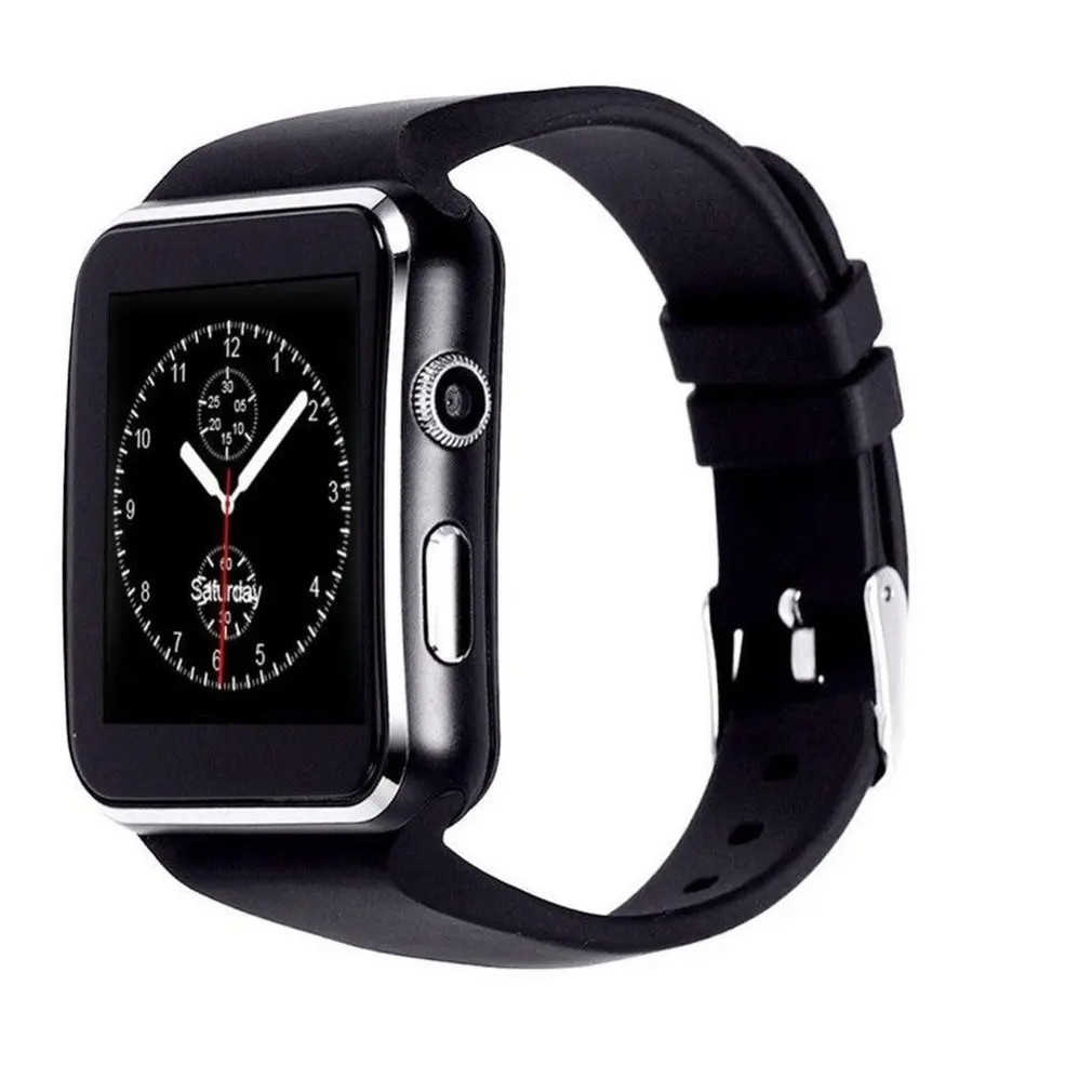 

2021 X6 Smart Watch With Camera Touch Screen Support SIM TF Card Bluetooth Smartwatch Man Electronic Wrist Watches Dropshipping