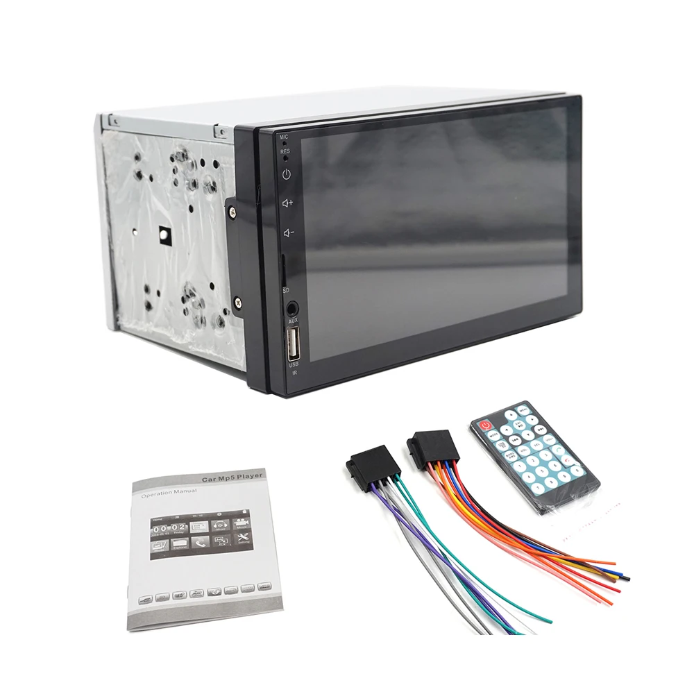 Carsanbo 7 дюймовый сенсорный экран автомобильный стерео MP5 плеер FM радио AUX USB BT