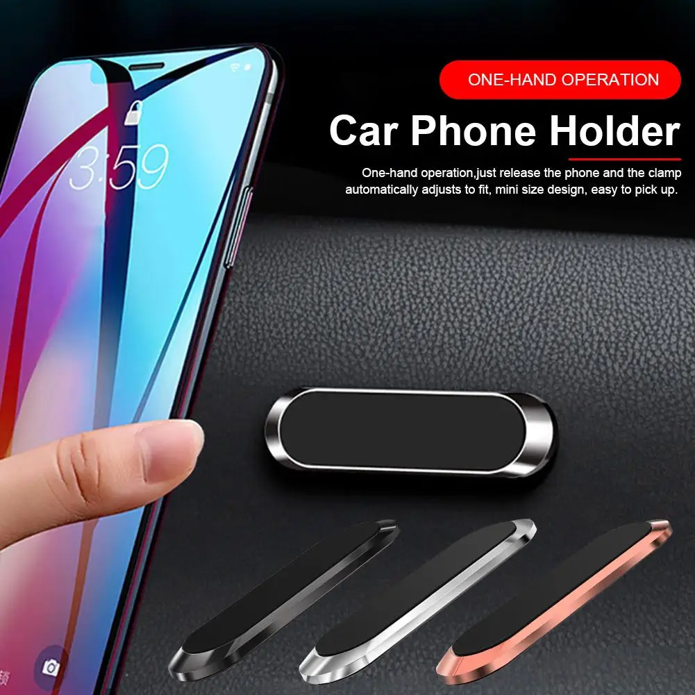 

Magnetic Car Phone Holder Mini Non-slip Phone Holder Stand Strong Magnetic Car Dashboard Mount Bracket