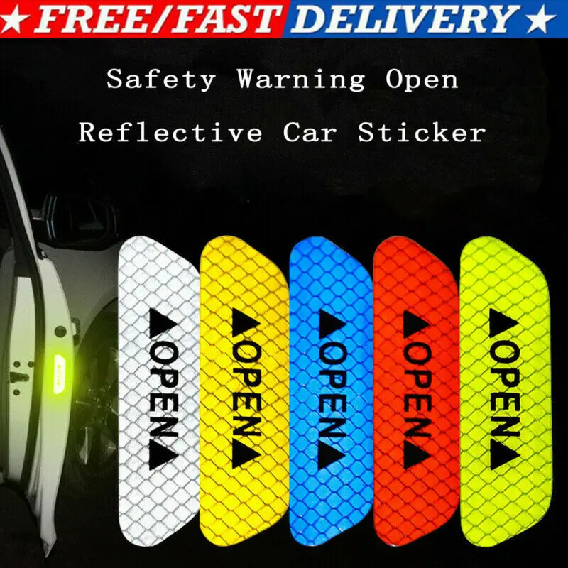 1 шт. наклейка на дверь автомобиля Наклейка предупреждающая лента автомобильные