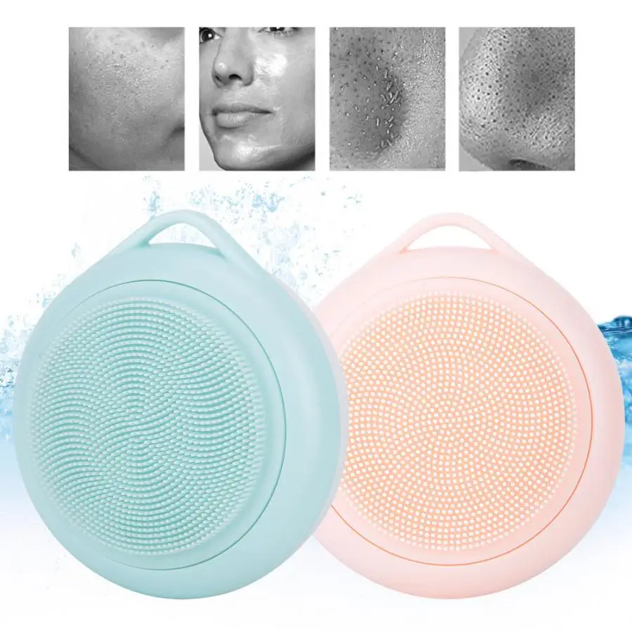 Машинка для ухода за кожей портативная электрическая силиконовая щетка чистки