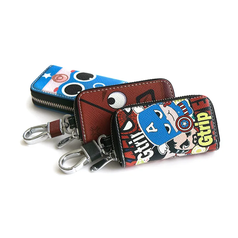 Чехол для ключей автомобиля Super Hero чехол из искусственной кожи универсальная