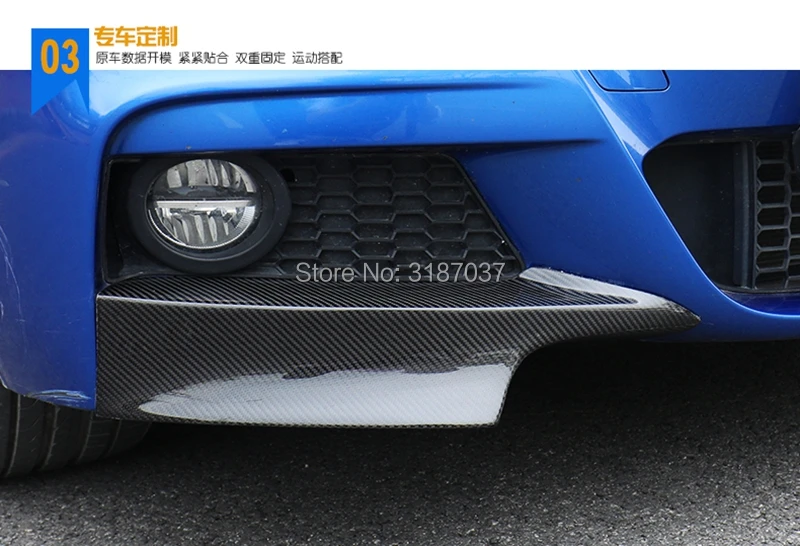 Пара сплиттер переднего бампера для BMW E90/E91 3 серии 4 Dr Sedan с M-Tech Bumper 2009-2011 |