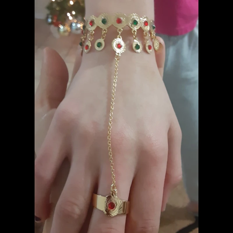 Красочный камень искусственное кольцо для детей искусственные мусульманские